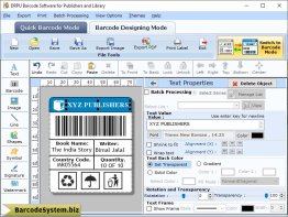 Publisher Barcode Tool