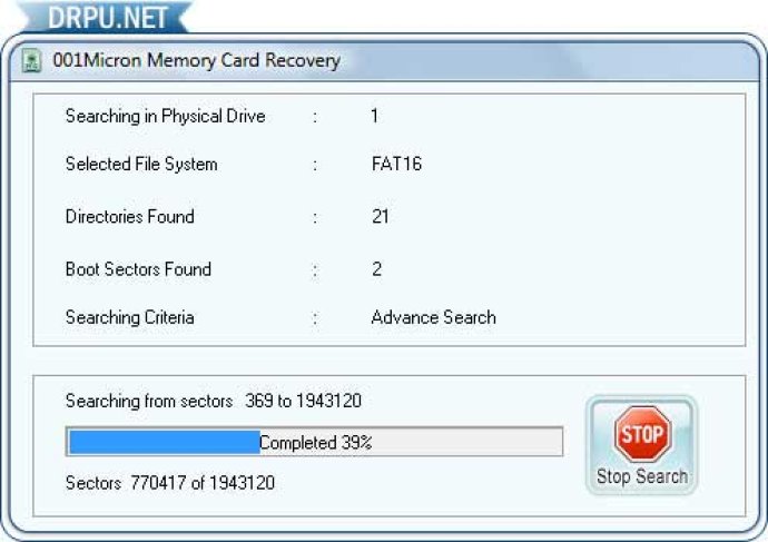 Memory Card Lost Files Recovery