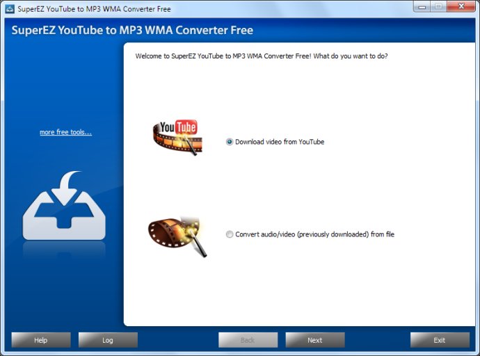 SuperEZ YouTube to MP3 WMA Converter