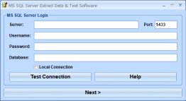 MS SQL Server Extract Data & Text Software