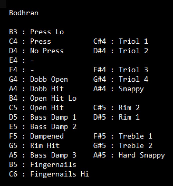 Bodhran SoundFont