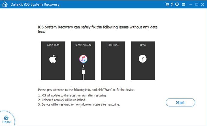 DataKit iOS System Recovery