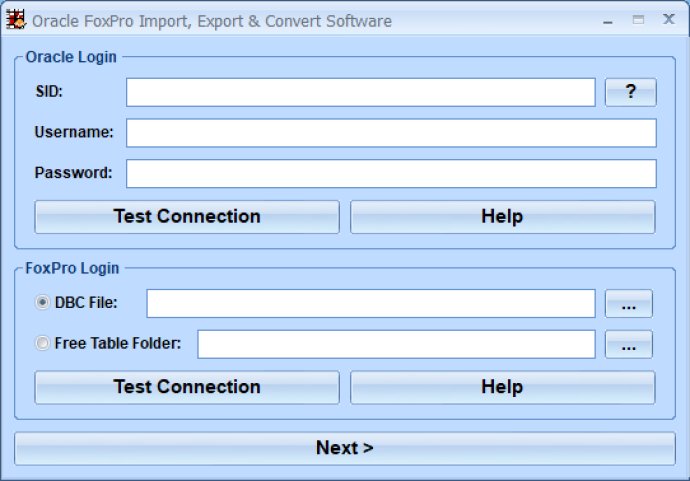 Oracle FoxPro Import, Export & Convert Software