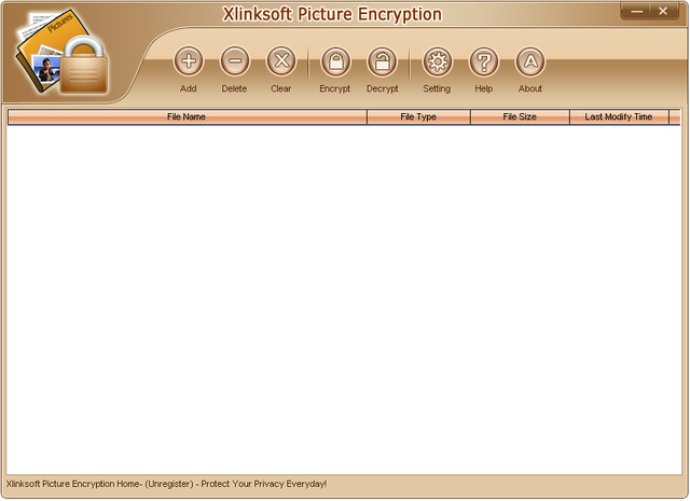 Xlinksoft Picture Encryption