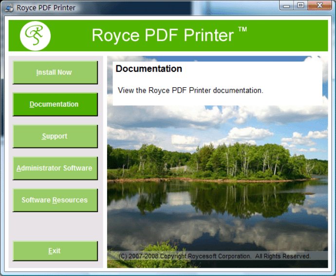 Royce PDF Printer