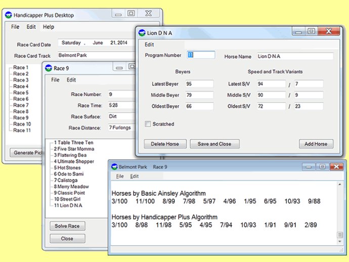 Handicapper Plus Desktop Handicapper Plus Desktop