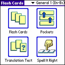 LingvoSoft FlashCards English <-> Bosnian for Palm OS