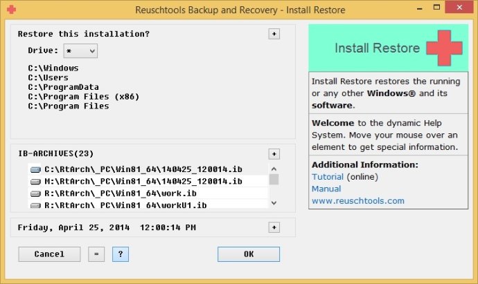 Reuschtools Backup and Recovery