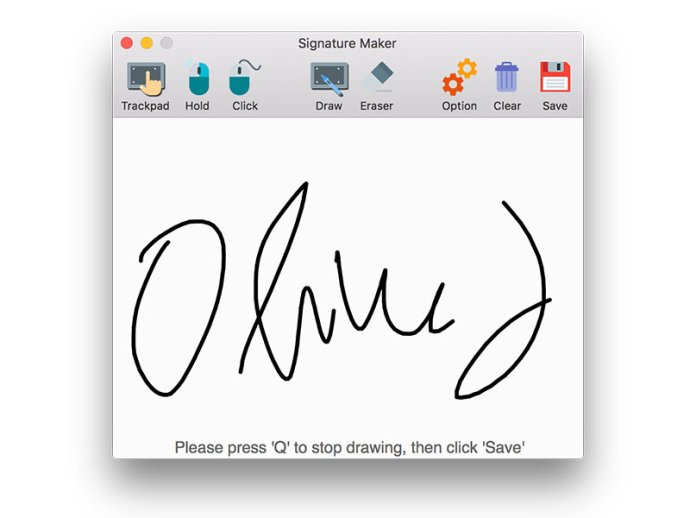 Signature Maker for Mac