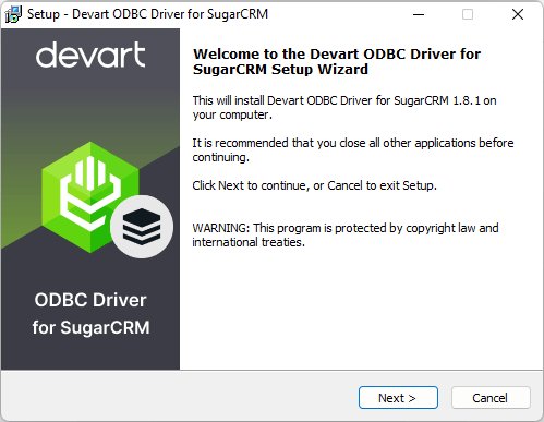 SugarCRM ODBC Driver by Devart