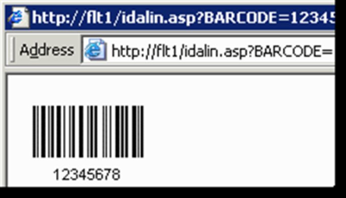 Streaming Linear Barcode Server for IIS