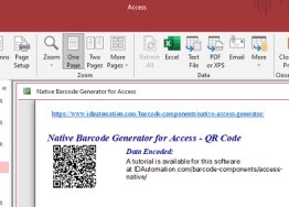Access QR Code Barcode Generator