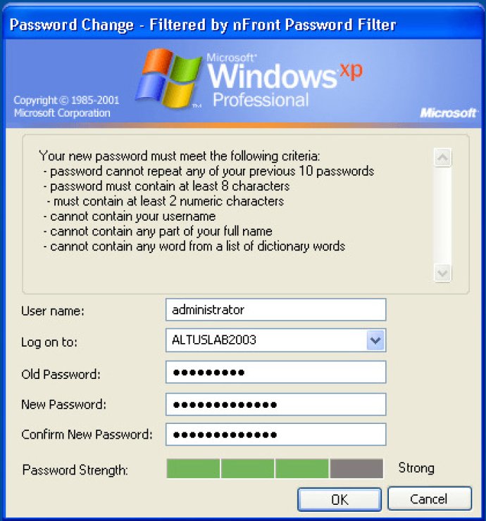 nFront Password Filter