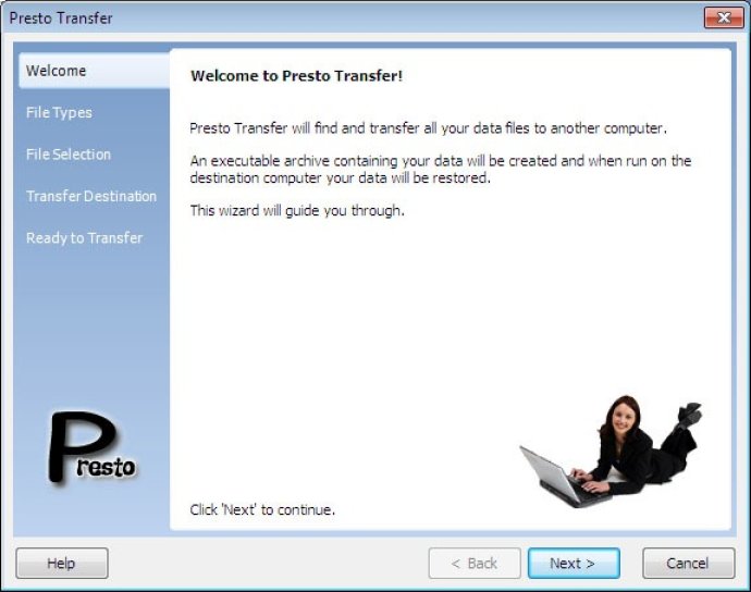 Presto Transfer IE and Outlook Express