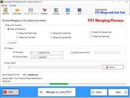 SysInspire PST Merge and Join Software