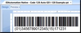 Barcode Generator for Crystal Reports