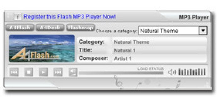 A4Desk Flash Music Player