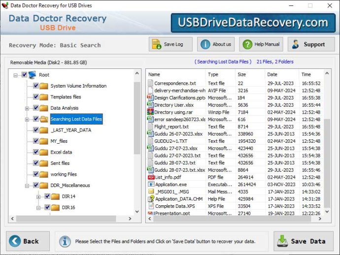 USB File Restore Software