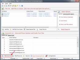 Phone and Email Extractor Files