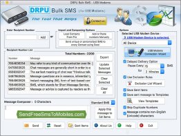 USB Modems SMS Software