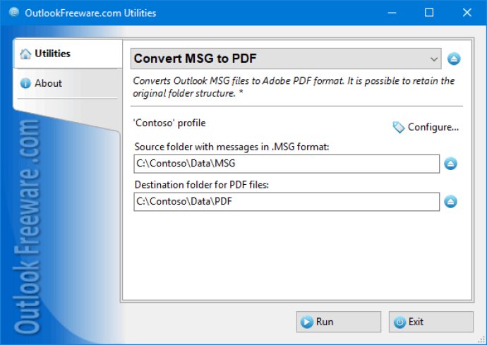 Convert MSG to PDF for Outlook