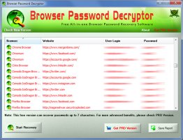 Browser Password Decryptor