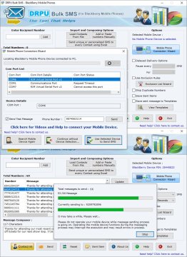 BlackBerry Group SMS Software