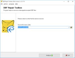 DBF Repair Toolbox