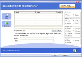 Doremisoft AVI to MP3 Converter 1.5