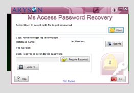 Aryson Access Password Recovery