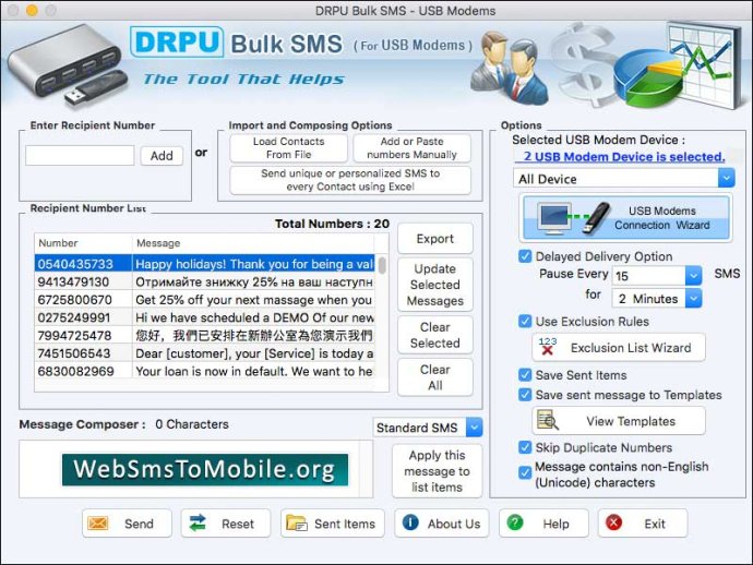 Mac Bulk SMS Modem Mac Bulk SMS Modem