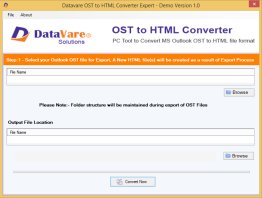 Toolsbaer OST to HTML Conversion Tool