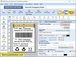Barcode Maker for PostOffice